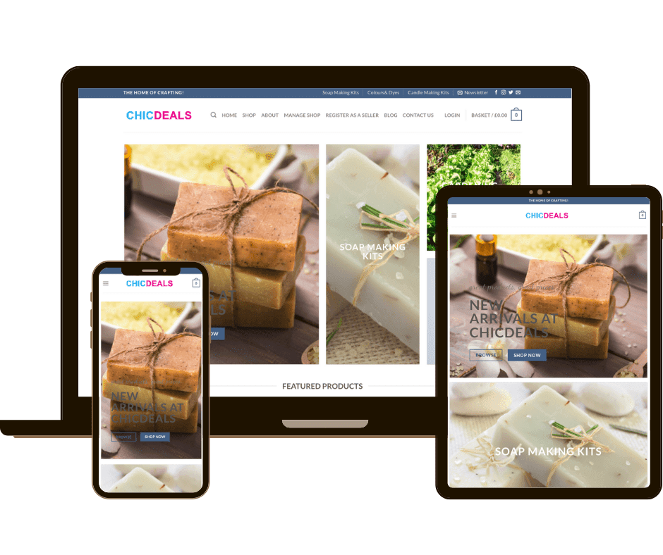 ChicDeals website design
